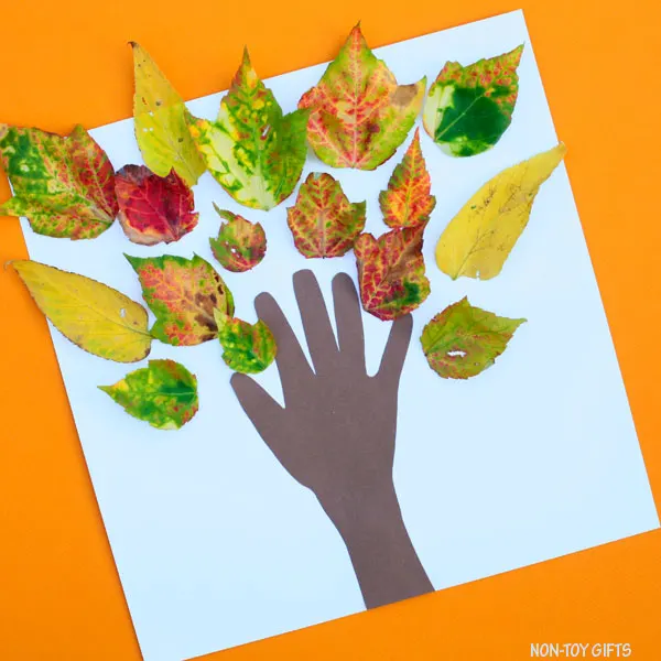 Simple fall tree craft for toddlers