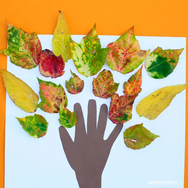 Easy fall tree craft for preschoolers