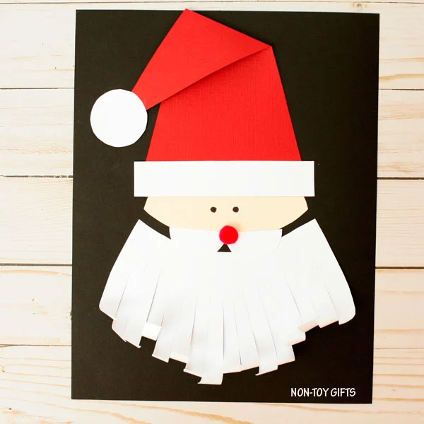 Easy Santa craft for kids