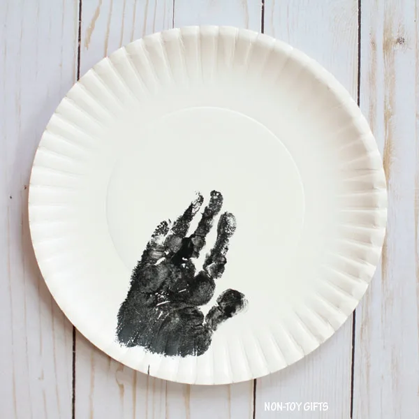 Black handprint