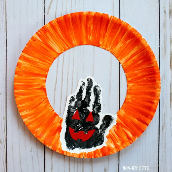 Handprint Jack'O'Lantern