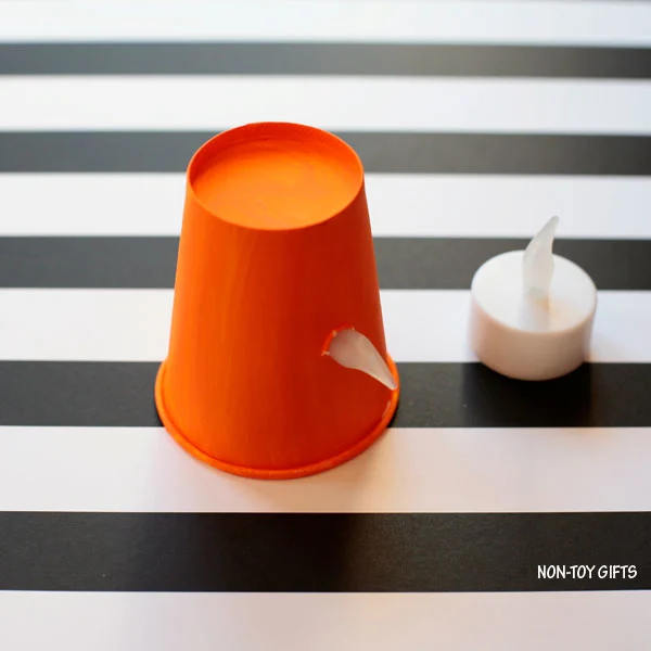 Tea light candle nose