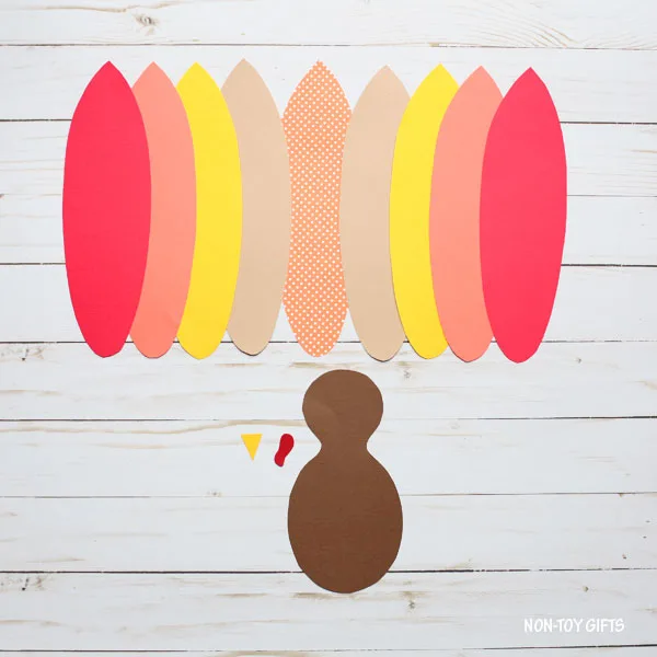 Paper turkey template
