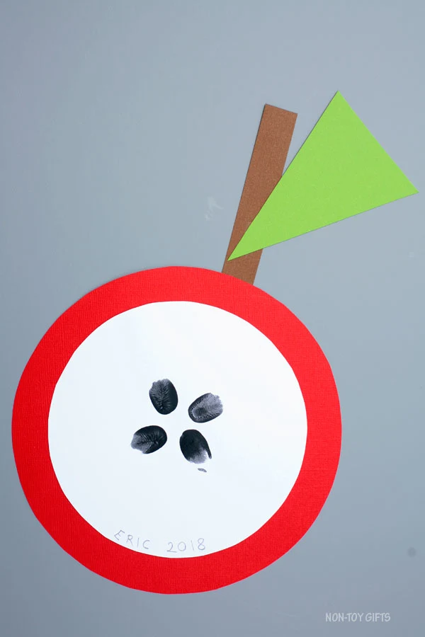 Shape apple keepsake craft
