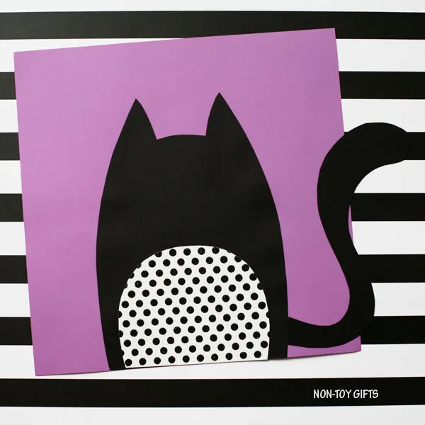 Black cat tail