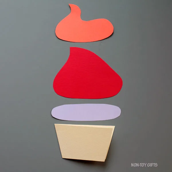 Cupcake card pattern