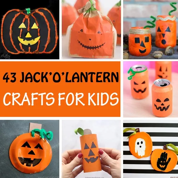 Jack'O'Lantern crafts for kids