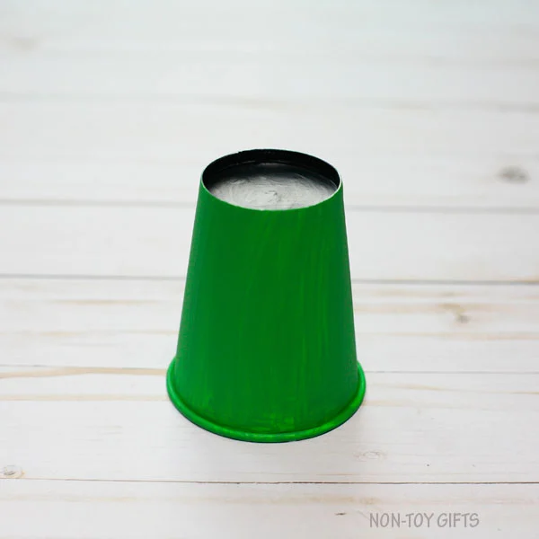 Green paper cup