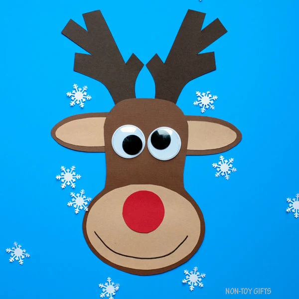 Paper reindeer for Christmas