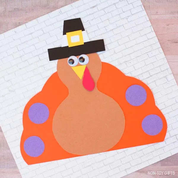 Paper Pilgrim turkey craft