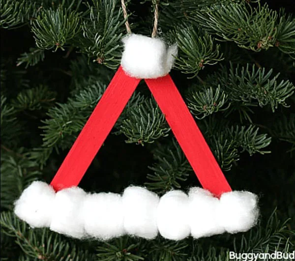 Santa hat ornament