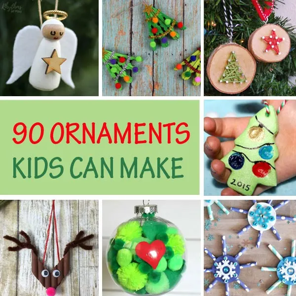 Ornaments kids can make FB