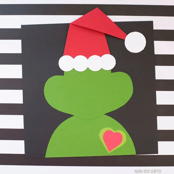 Grinch red heart