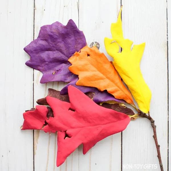Painted leaves