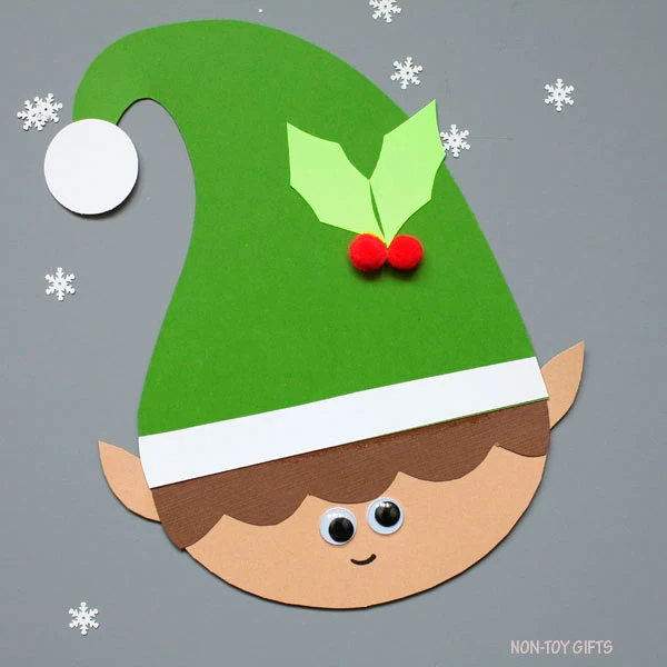 Easy paper elf craft