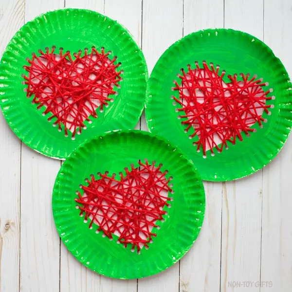 Grinch heart craft