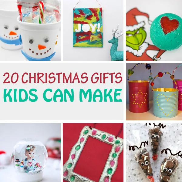 Christmas gifts kids can make for teachers, classmates or grandparents