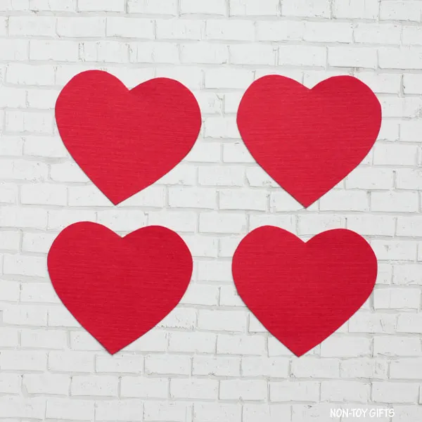 4 hearts