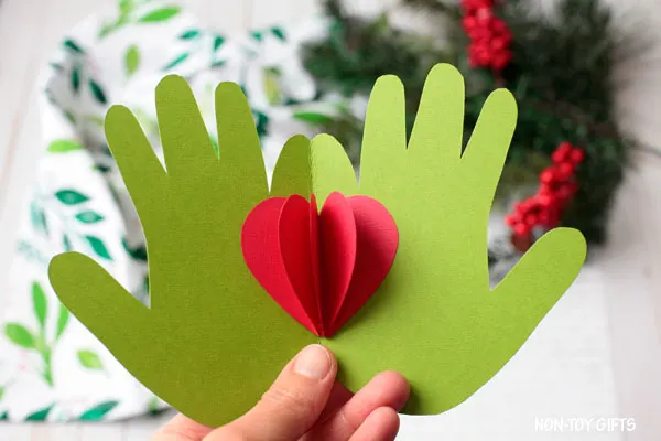 Handprint Christmas craft