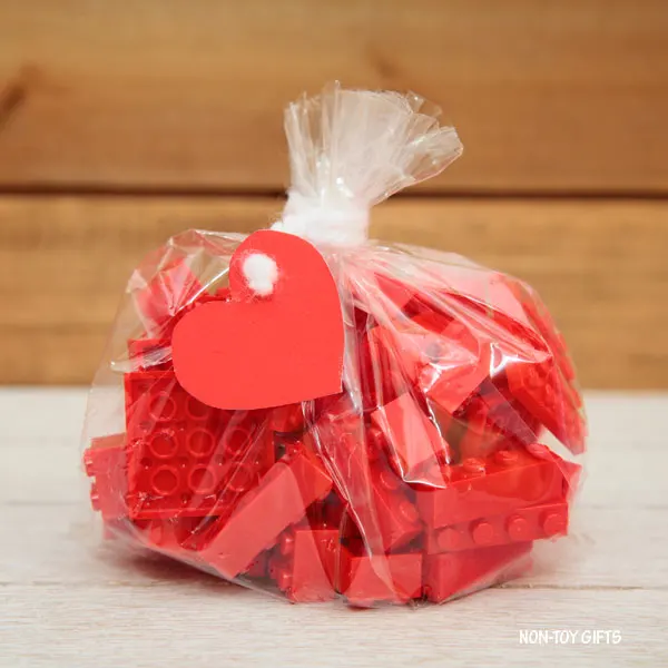 LEGO Valentines for the classroom