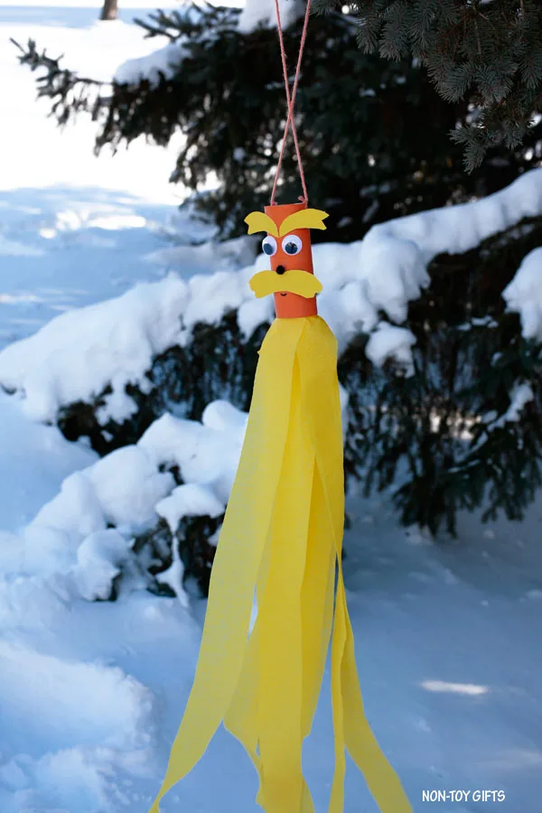 Lorax windsocks for kids to make