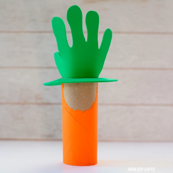 Handprint leprechaun craft