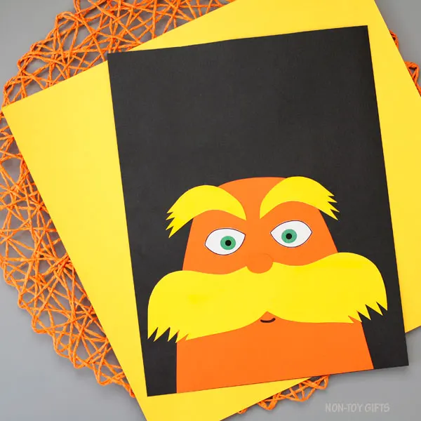 The Lorax craft for kids