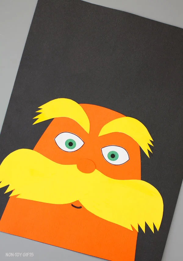 The Lorax - Dr Seuss craft for kids