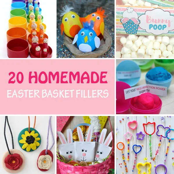 Handmade Easter basket filler ideas for kids