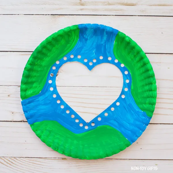 Holes along heart