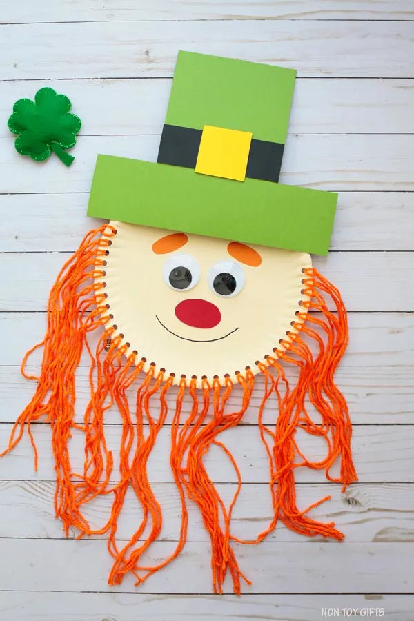 St Patrick leprechaun craft for kids