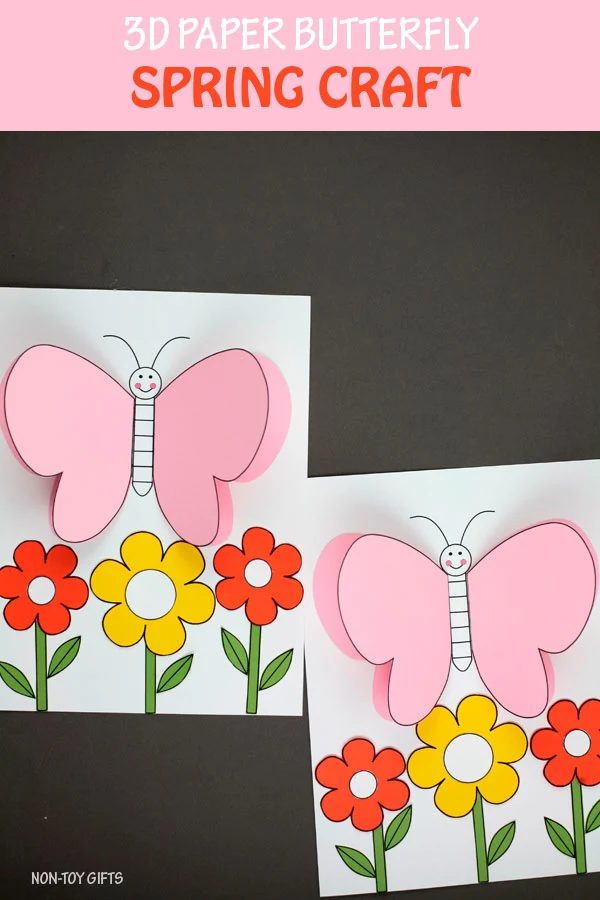 butterfly craft for kids printable template