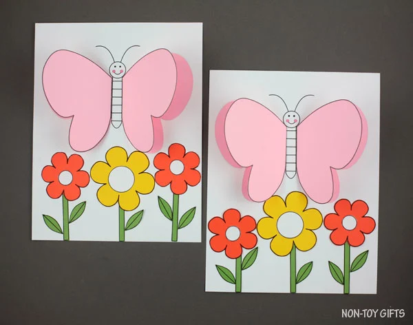 easy spring butterfly craft activity