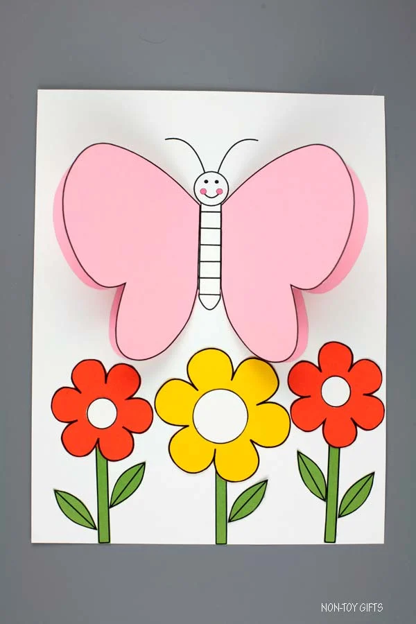preschool butterfly craft printable