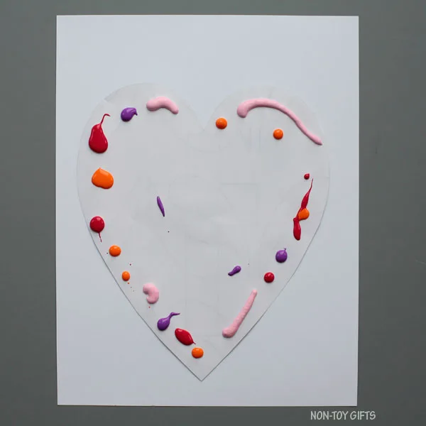 paint on heart