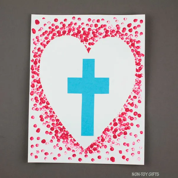 heart cross art 1
