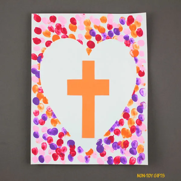 Easter cross art 2
