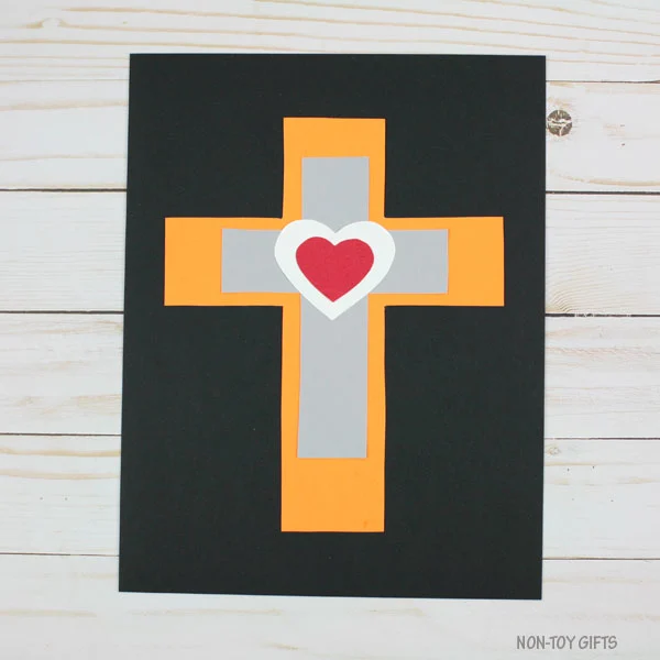 Easter cross craft for kids