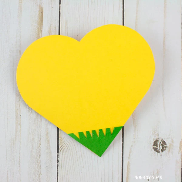 Heart with grass