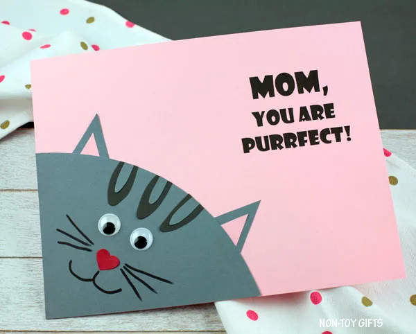 Purrfect card for mom