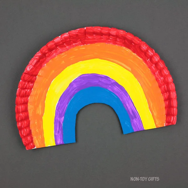 Painted paper plate