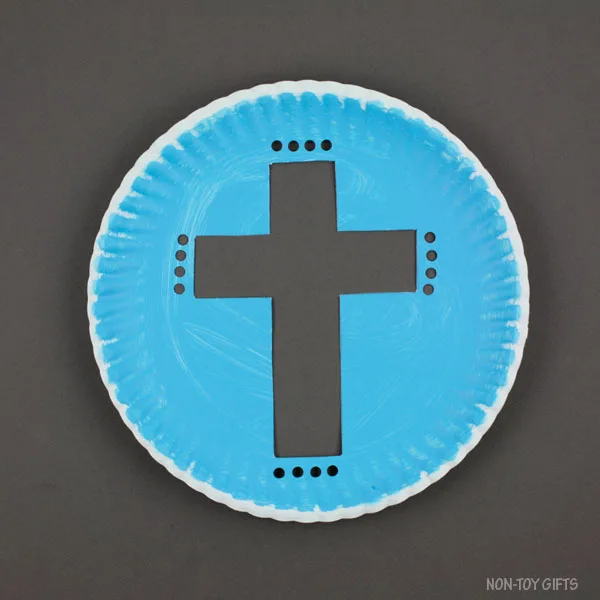 Holes along cross
