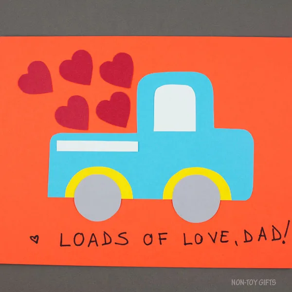 Father's Day loads of love, dad craft for kids