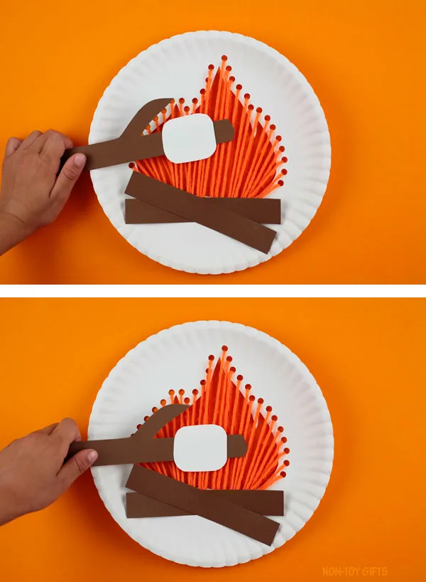 S'mores craft kids