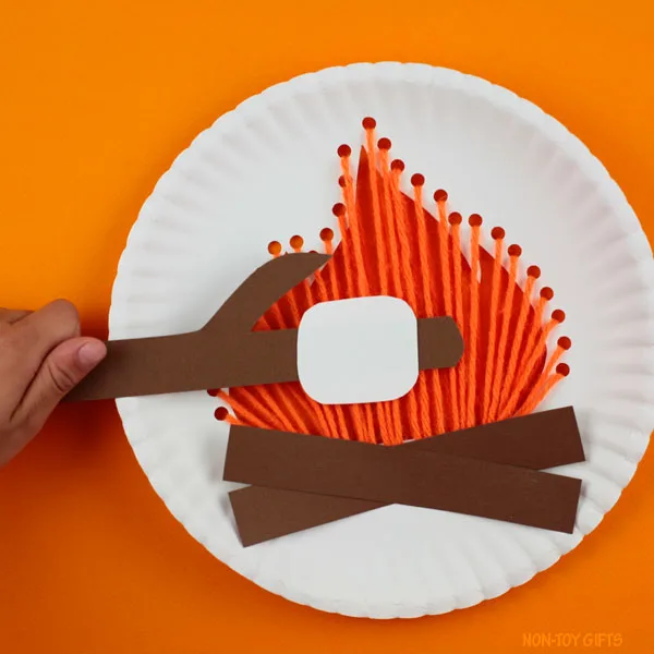 Camping craft kids