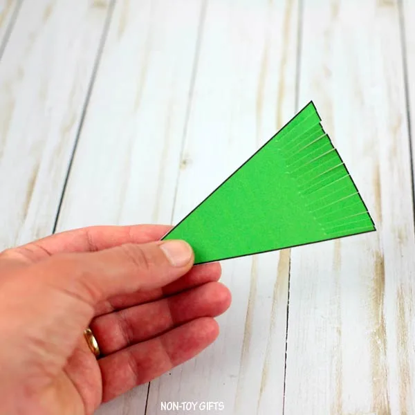 Slits on the green triangle