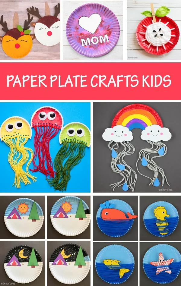 Paper plate crafts kids