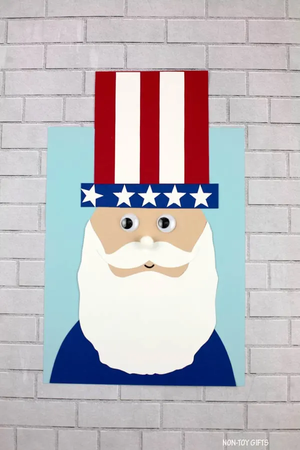 Uncle Sam 4th of July craft kids