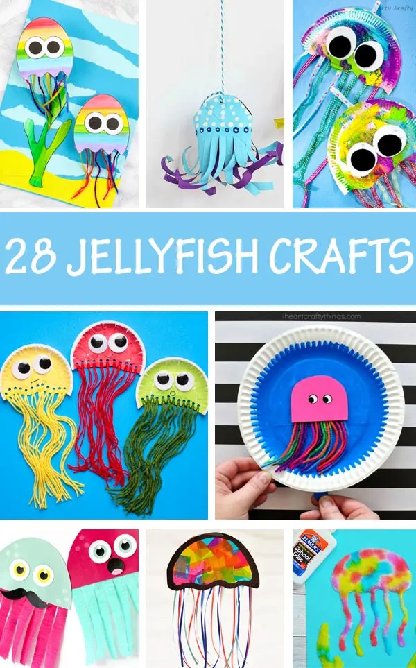 Jellyfish craft ideas for preschoolers and older kids