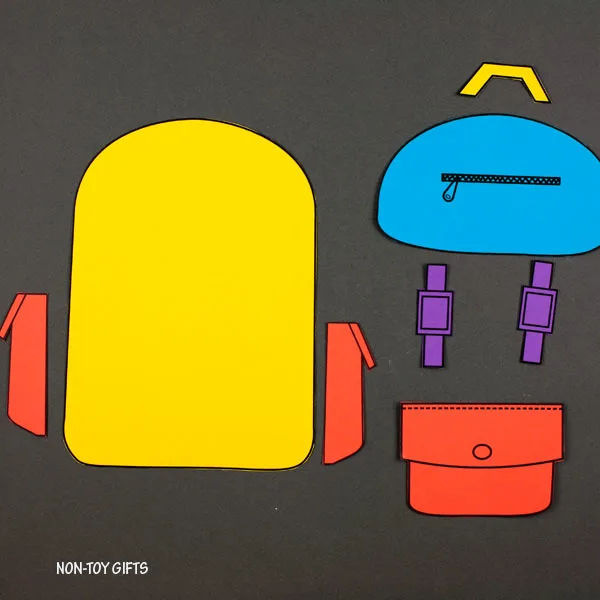 Backpack template